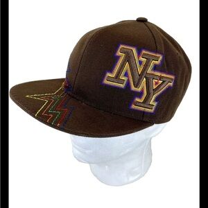 Pit Bull NEW YORK Flat Fitted Size Medium Embroidered Baseball Hat Tourist